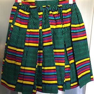 Anthropologie Le Shack Pleated Skirt NWOT